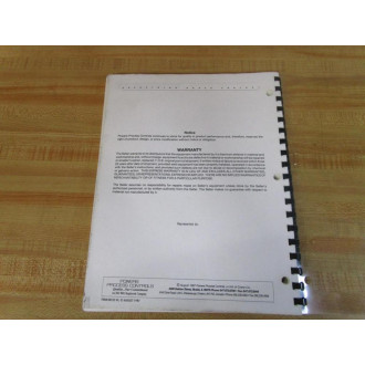 Powers Process Control M535 V4 User's Manual Powers 535 - New No Box