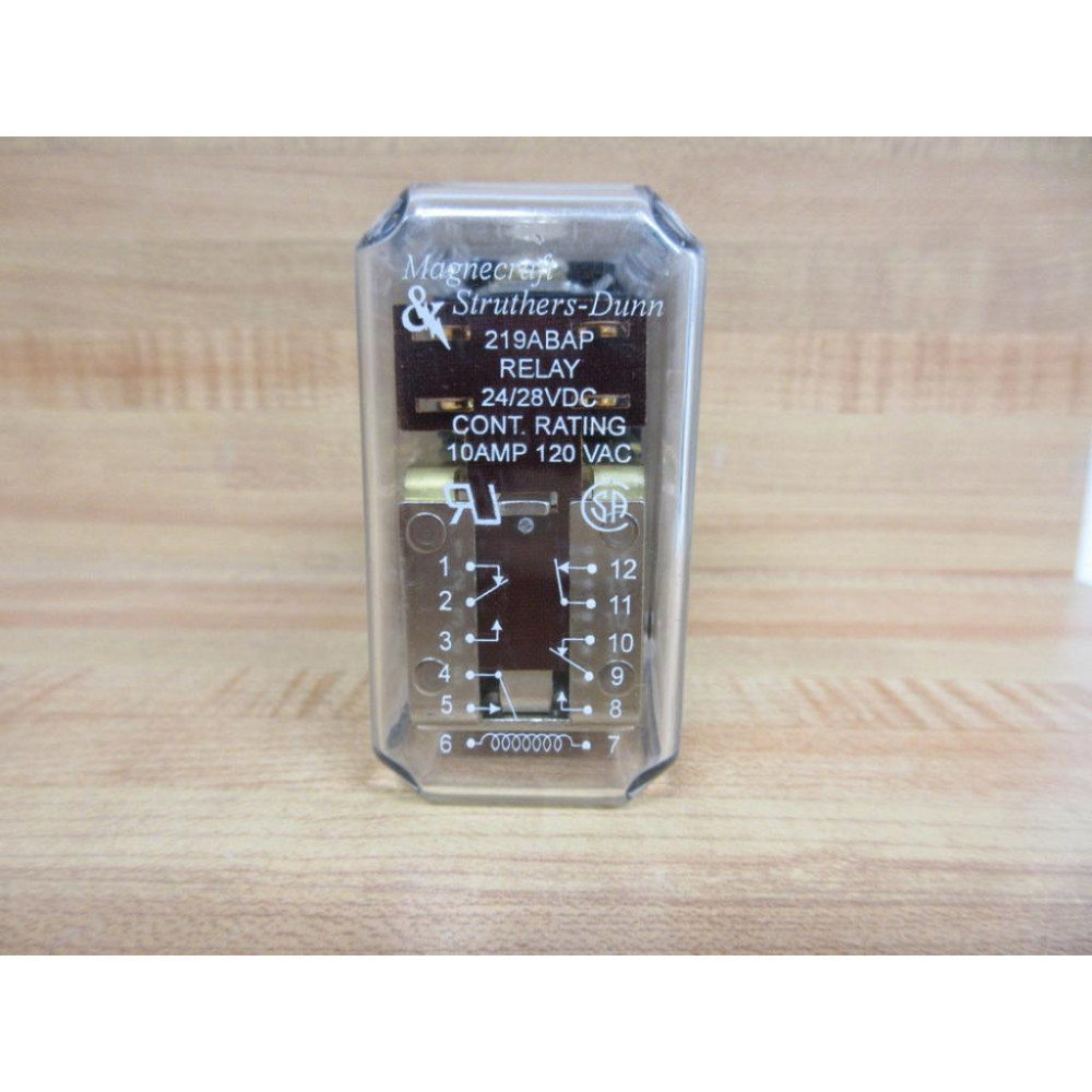 Magnecraft Struthers Dunn 219ABP Relay 219ABP 2428 VDC - New No Box