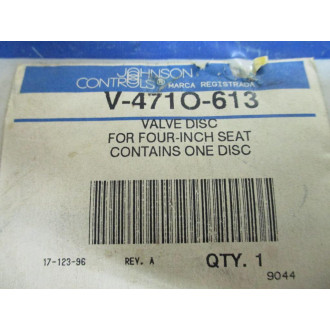 Johsnson Controls V-471O-613 Valve Disc V471O613