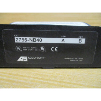 Accu-Sort 2755-NB40 Adaptascan Wiring Base 2755NB40 - New No Box