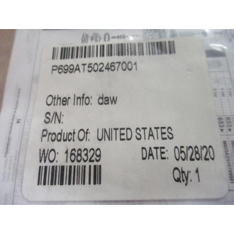 Asco P699AT502467001 Emerson Aventics Bracket Kit