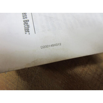 Fisher-Rosemount D200149X012 3610J And 3620J Series Manual - Used