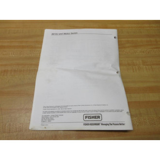 Fisher-Rosemount D200149X012 3610J And 3620J Series Manual - Used