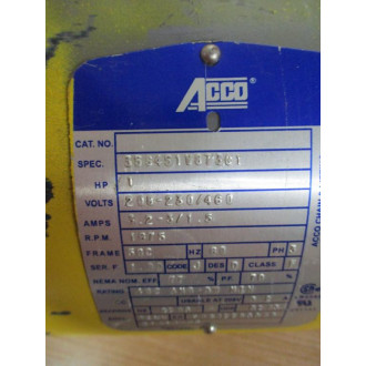 Acco 35S451W873G1 Motor - Used