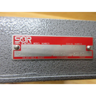 SOR 6NN-K3-N4-C2A Pressure And Vacuum Switch - New No Box
