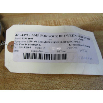 Aero Seal 5250-1005 Breeze Stainless Steel Clamp 52501005 - New No Box