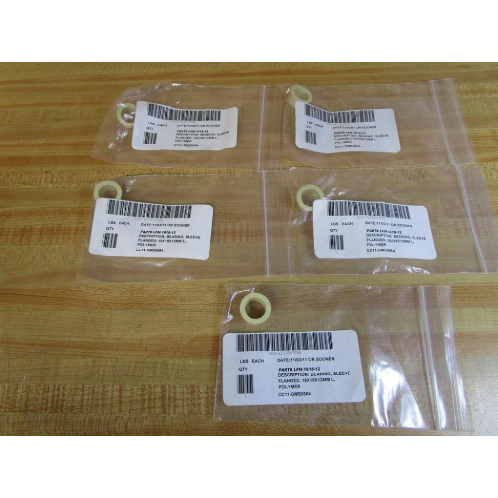 Igus LFM-1618-12 Flanged Bearing Sleeve 16X18X12MM (Pack of 5)