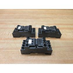 Finder 94.74 Relay Socket 9474 Black (Pack of 3) - Used