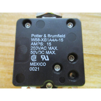 Siemens W58-XB1A4A-15 Circuit Breaker W58XB1A4A15 15A - Used