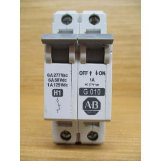 Allen Bradley 1492-CB1G010 1 Amp Circuit Breaker 1492CB1G010 W1492-ACBH1 - Used