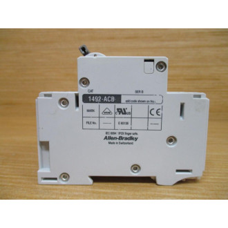 Allen Bradley 1492-CB1G010 1 Amp Circuit Breaker 1492CB1G010 W1492-ACBH1 - Used