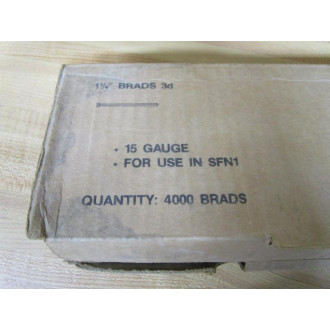 Senco DA15EPBN 1-14" 15 Gauge Brads (Pack of 2100)