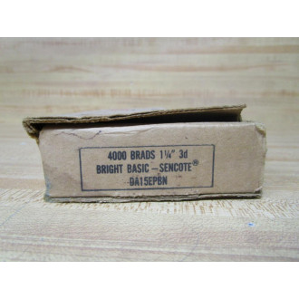 Senco DA15EPBN 1-14" 15 Gauge Brads (Pack of 4000)