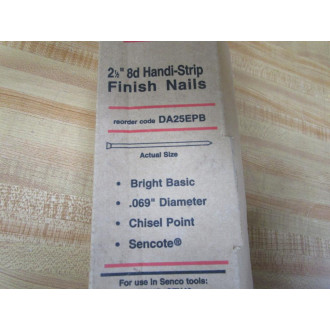 Senco DA25EPB 2-12" Handi-Strip Finish Nails (Pack of 2800)