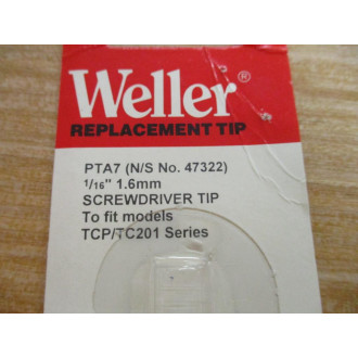 Weller PTA7 Cooper Tools Screwdriver Tip 47322 (Pack of 2)