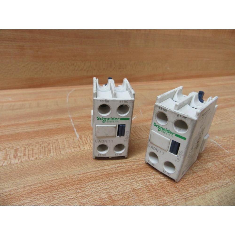 Schneider LADN11 Telemecanique Aux. Contact (Pack of 2) - Used