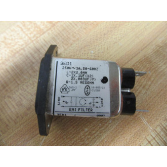 Corcom 3ED1 RFI Power Line Filter - Used