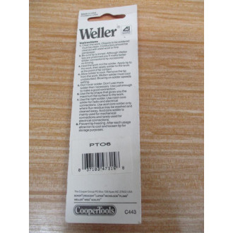 Weller PTO6 Cooper Tools Long Conical Tip 47315 (Pack of 2)