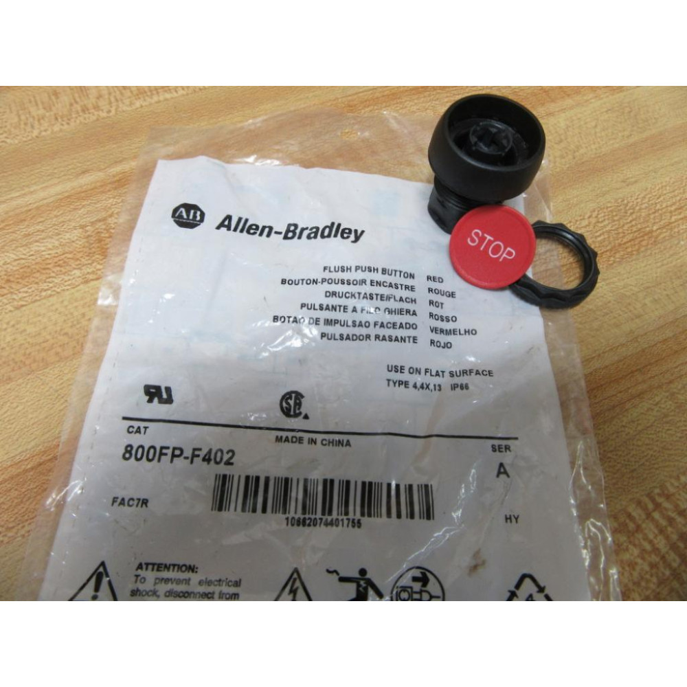 Allen Bradley 800FP-F402 Plastic Push Button 800FPF402