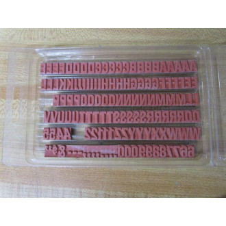 Dalemark T-075 Perma Grip Letters And Numbers Set Missing Pieces (Pack of 3)