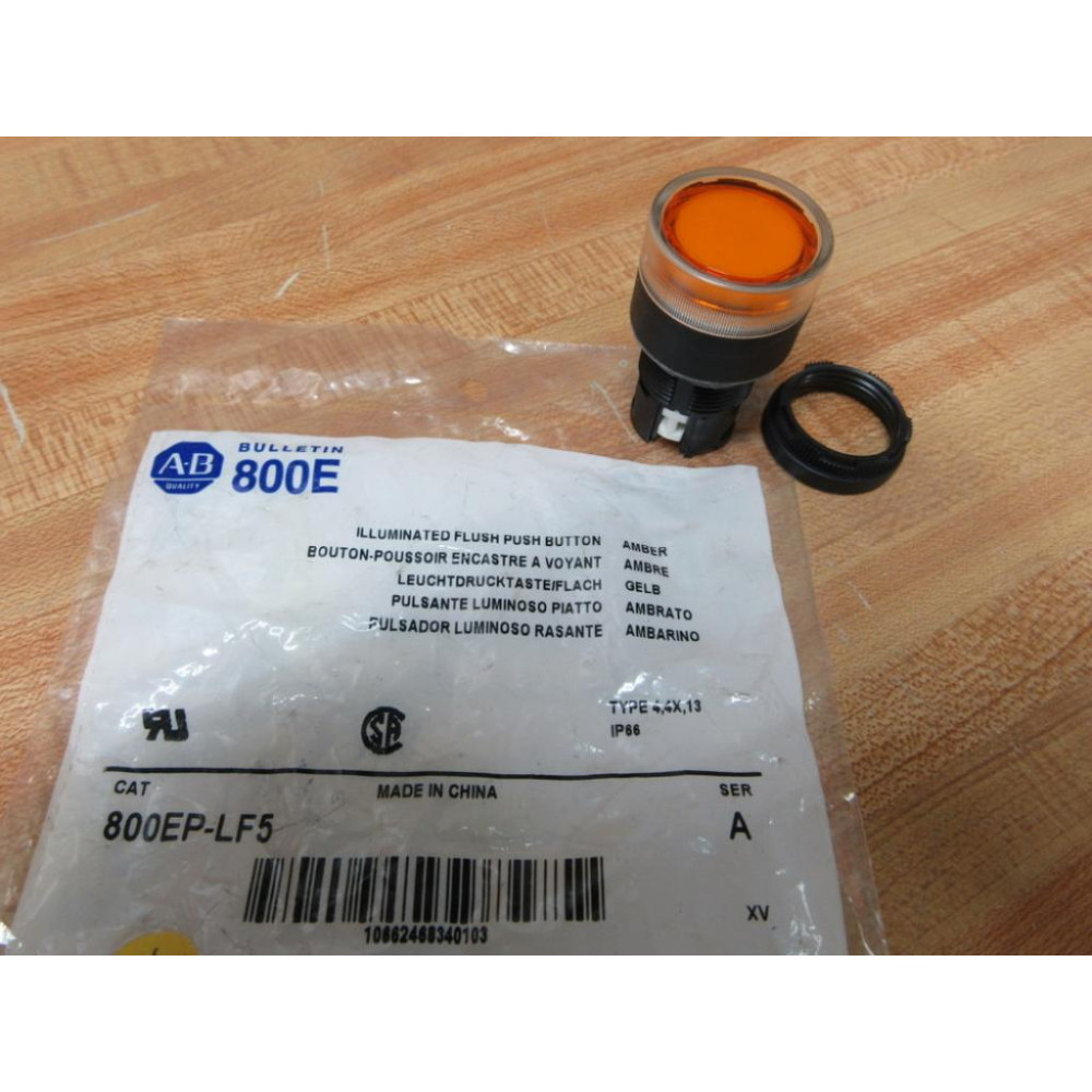 Allen Bradley 800EP-LF5 Illum. Push Button 800EPLF5