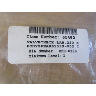 Spears 65483 14" Lab Valve With Adapter Kit LVK-3A-0306