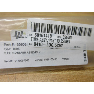 InkJet 356089 Tube Transfer Assembly