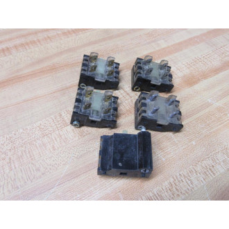 GE General Electric CR104PXC91 Contact Block WO Screws (Pack of 5) - Used