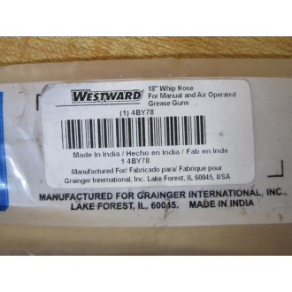 Westward 4BY78 18" Whip Hose (Pack of 2)