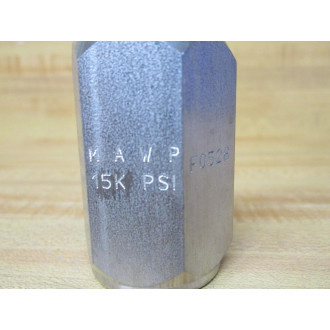 Parker 15K0202-8-8C Stainless Steel Coupling 15K020288C - New No Box