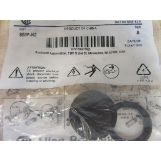 Allen Bradley 800F-N2 Push Button Plug 800FN2 (Pack of 4)