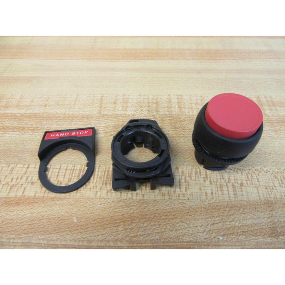 Allen Bradley 800FP-E4 Extended Push Button Red 800FPE4 wLegend - New No Box