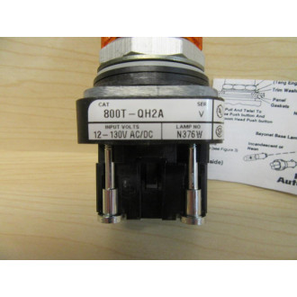 Allen Bradley 800T-QH2A Pilot Light 800TQH2A - New No Box