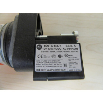 Allen Bradley 800T-QH2A Pilot Light 800TQH2A - New No Box