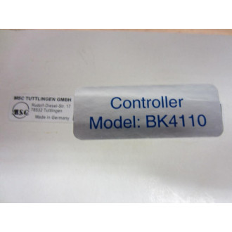 MSC BK MIKRO 4 Control Unit 6304200 BK4110 8.0402.06