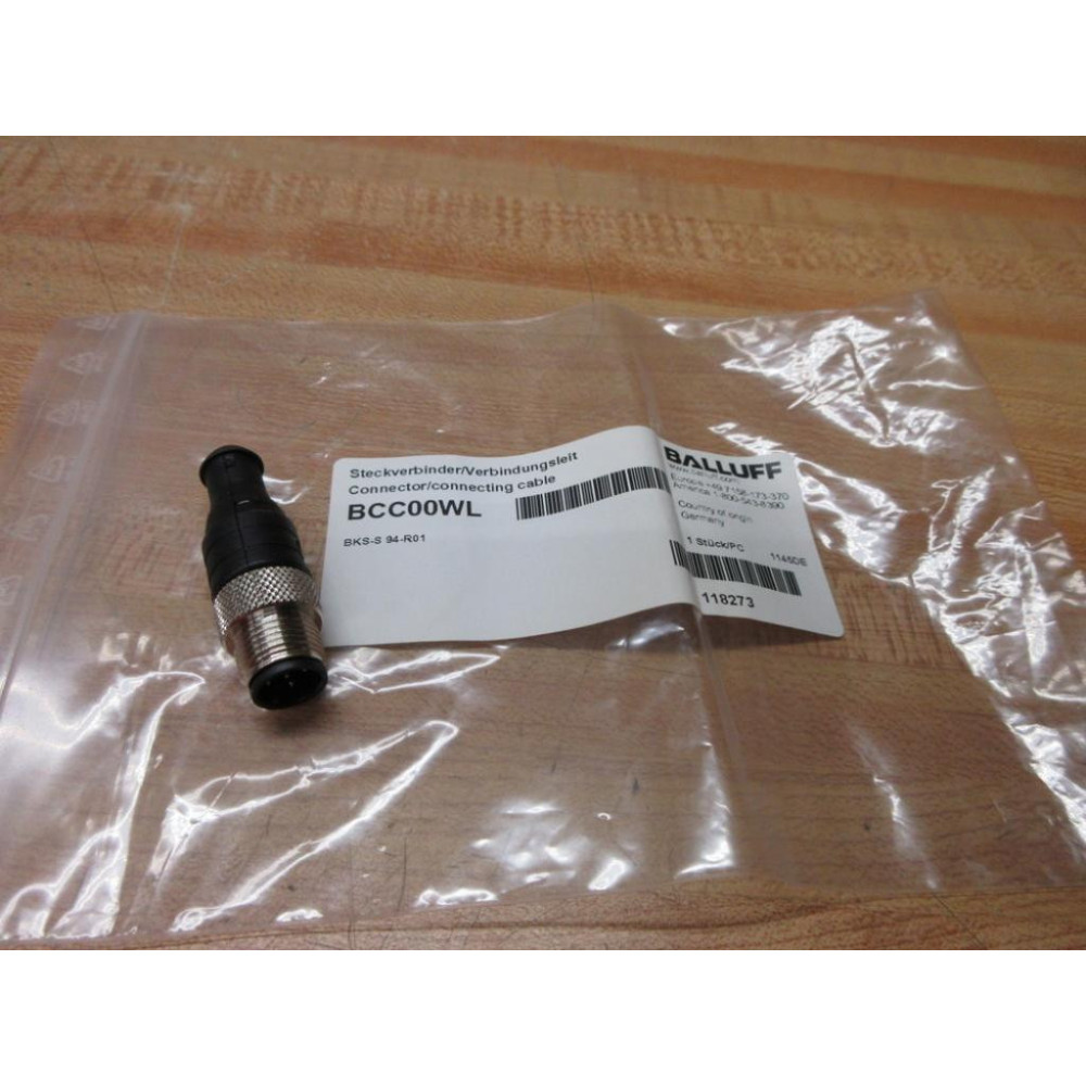 Balluff BKS-S 94-R01 Connector BCC00WL