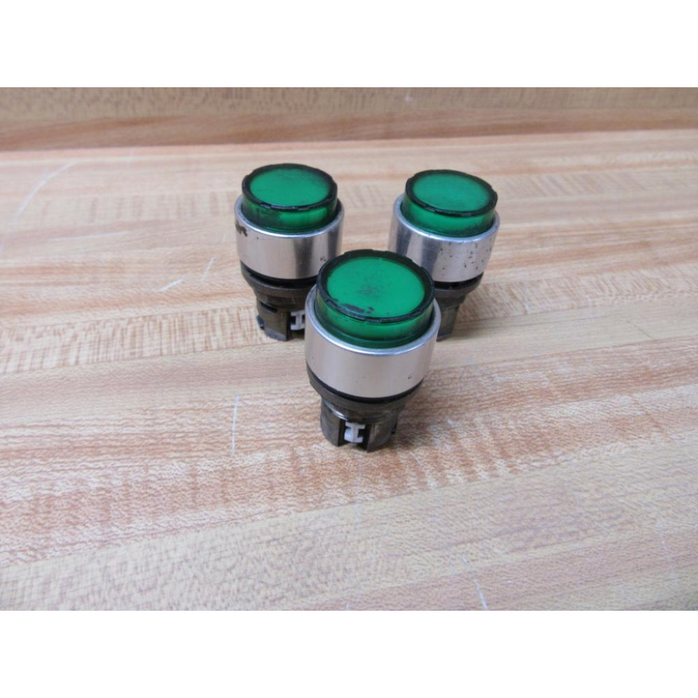 Allen Bradley 800EM-LE3 Pilot Light 800EMLE3 (Pack of 3) - Used