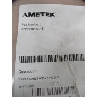 Ametek SD0508200L15 Resolver Cable