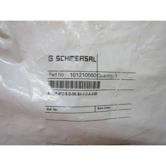 Schmersal 101210560 QD Cable A-K8P-M12-S-G-5M-BK-1-X-A-4-69