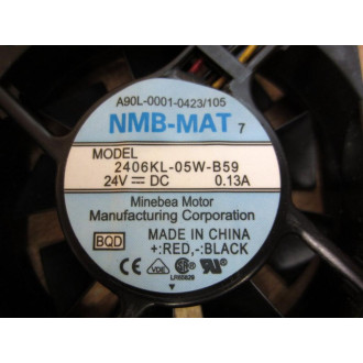 Minebea 2406KL-05W-B59 Fan 2406KL05WB59 A90L-0001-0423105 - Used