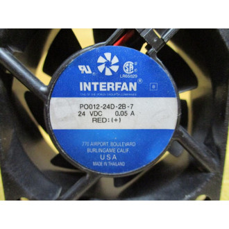 Interfan PO012-24D-2B-7 Axial Fan PO01224D2B7 - New No Box