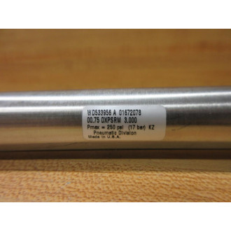 Parker 00.75 DXPSRM 3.000 Cylinder WD533956 A 01672078 - New No Box