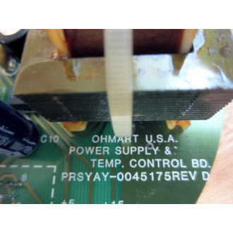 Ohmart CRBDPS-0046095 PS & Temp.Control Board PRSYAY-0045175 - Used
