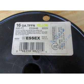 Essex E53446 16 AWG TFFN Wire DU-437095 500' Spool - New No Box