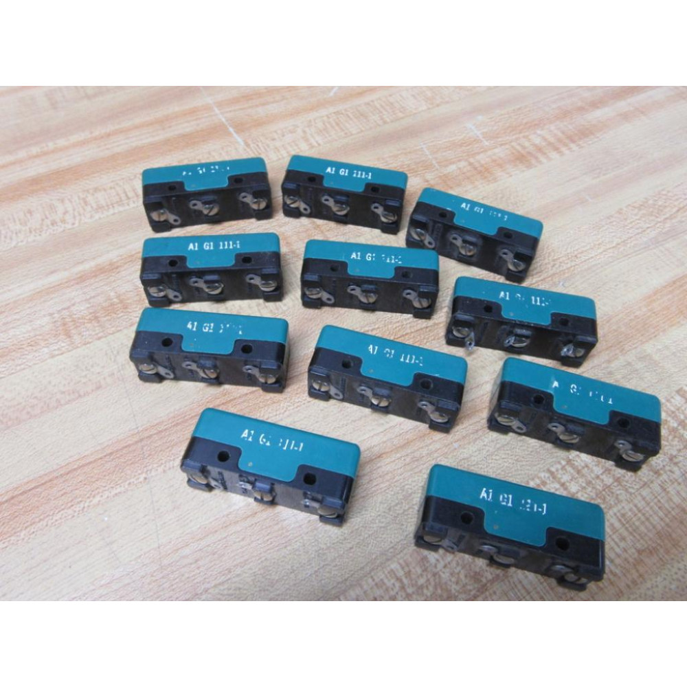 Potter & Brumfield A1 G1 111-1 Switch A1G11111 (Pack of 11) - Used Potter & Brumfield A1 G1 111-1 Switch A1G11111 (Pack of 11) - Used