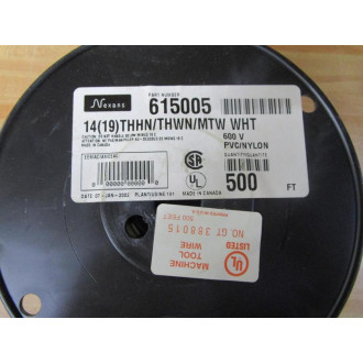 Nexans 14(19)THNTHWNMTW WHT 14 AWG 600 V Wire 615005 - New No Box
