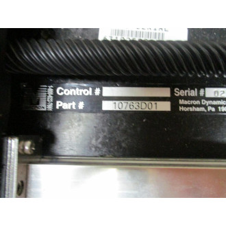 Macron 10763D01 Linear Rail - Used