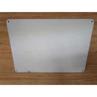 Generic FIRE DOOR DO NOT BLOCK 10" x 14" Metal Sign - Used