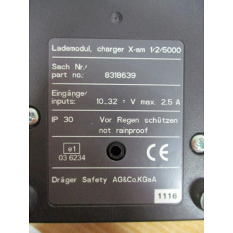 Drager 8318639 Charging Module X-AM 125000 - New No Box