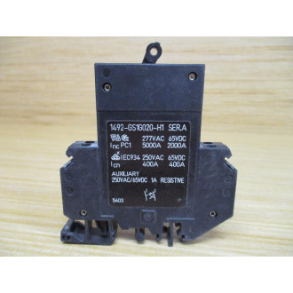 Allen Bradley 1492-GS1G020 2A Miniature Circuit Breaker 1492GS1G020 - Used